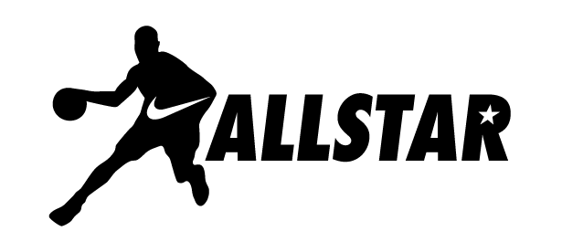 Nike All Star logo in white