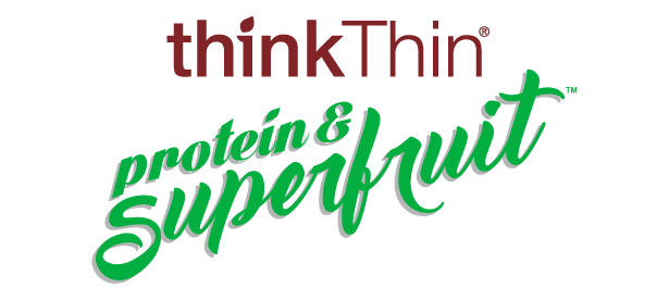 thinkThin Protein and Superfruit logo in color